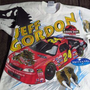 Jeff Gordon Jurrasic Park t-shirt